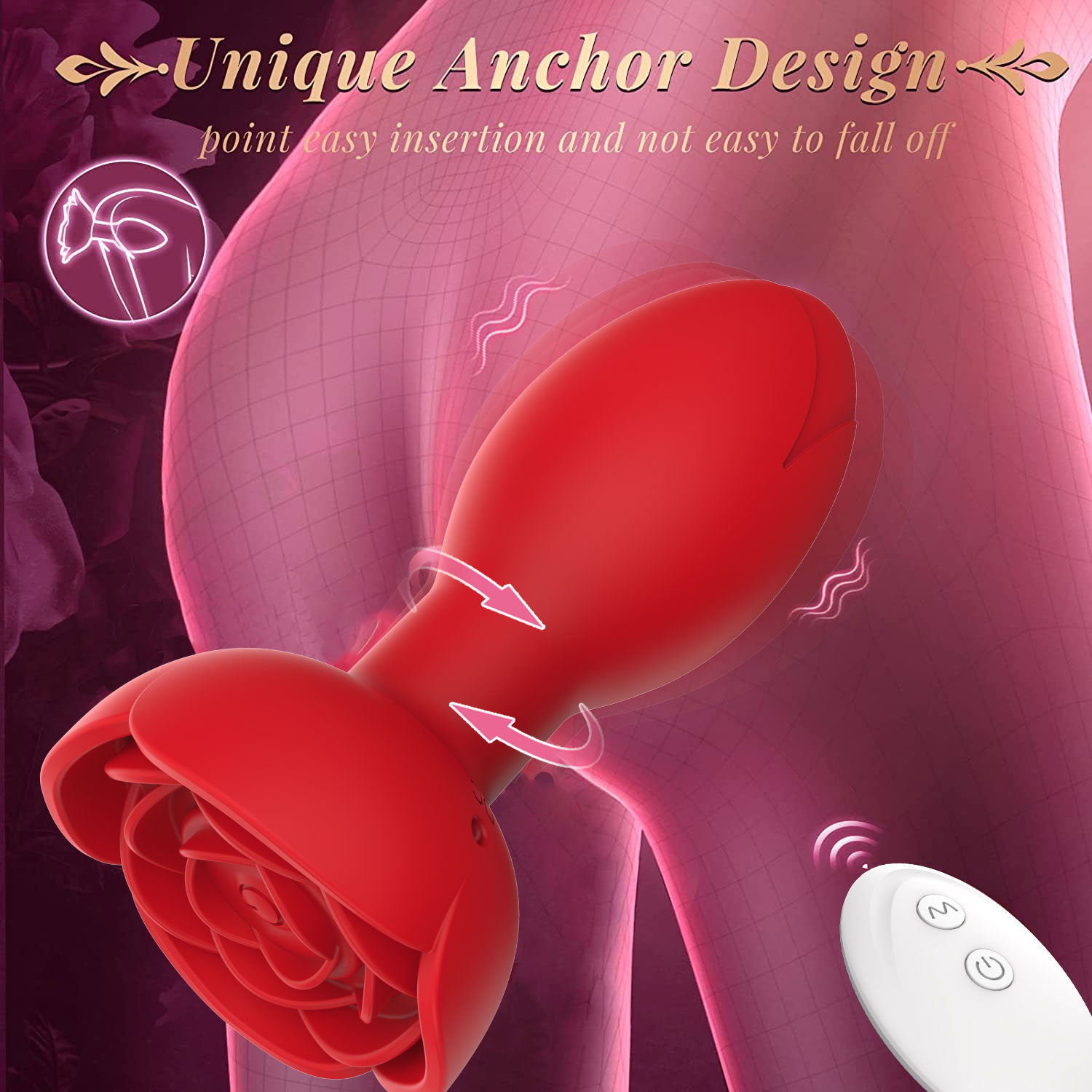 7.Red-Thrusting Anal Vibrator Prostate Massager