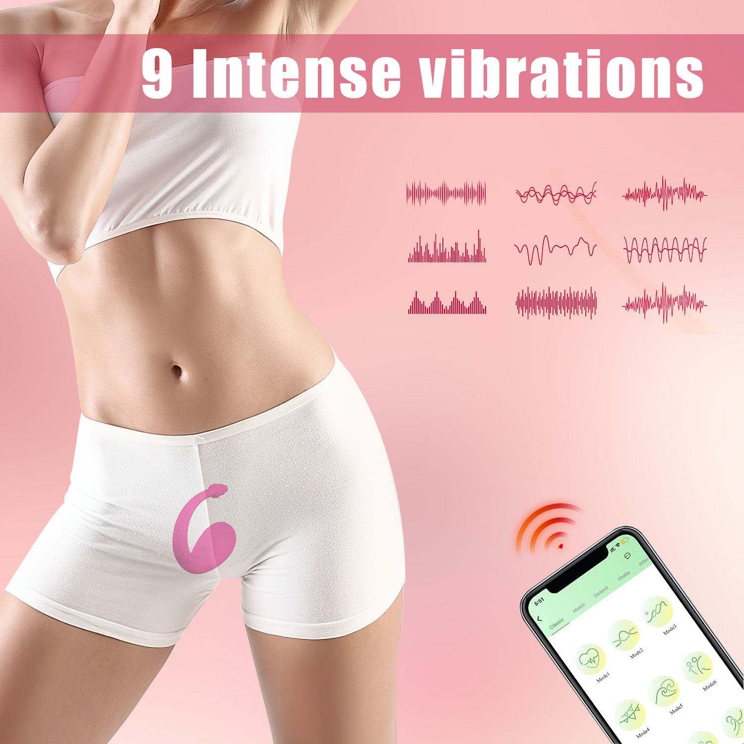Rechargerable Adult Sex Toys More Than 10 Vibrations for Women And Couple